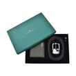 Tumbled Wallet & Tumbled Belt (Silver Buckle) Gift Set